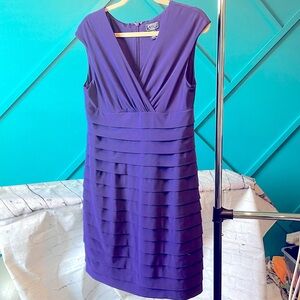 Purple Blue Beautiful Dress